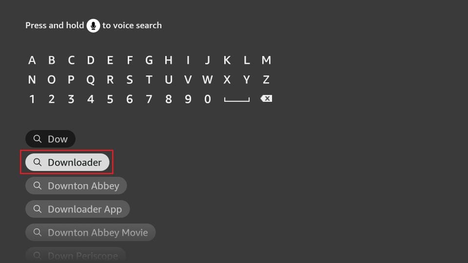 Install Downloader App on Firestick